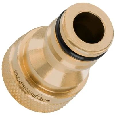 Imagen de Poppstar conector manguera grifo con rosca interior de 1/2“ y macho para jardin (compatible Gardena sistema acoplamiento)