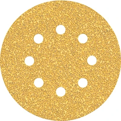 Imagen de Bosch Professional 5 x Lijas Expert C470 con 8 agujeros, para Madera dura, Pintura sobre madera, 125 mm, Grano 40, Accesorios Lijadora excéntrica