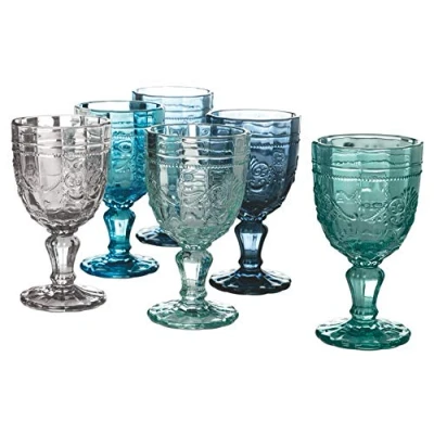 Imagen de Villa d&#039;Este Home Tivoli 5907720 Syrah Juego de 6 Copas Vino Cristal, 235 ml, Vidrio