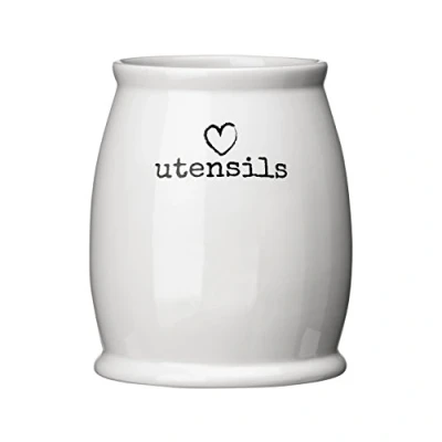 Imagen de Premier Housewares Encanto Bote para té, cerámica, Blanco, 12 x 14 cm
