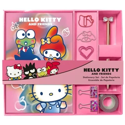 Imagen de Set Papeleria Cuaderno + Accesorios Hello Kitty