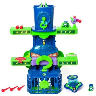 Imagen de SUPERTHINGS KAZOOM Power Enigma Tower. Torre de la Serie TV “Kazoom Power. Contiene 1 Tower,1 Exclusivo,1 aeronave,1 prisión,1 catapulta,1 Disparador y 3 proyectiles