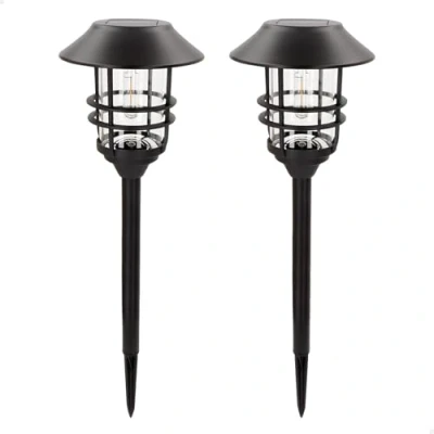 Imagen de Aktive set de 2 balizas led solares luz cálida 6 lúmenes ip44