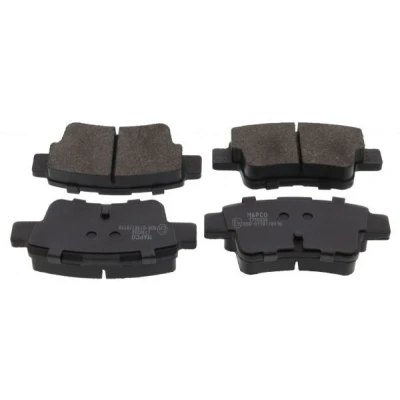 Imagen de MAPCO 6882 Juego de pastillas freno Eje trasero excl. contacto avisador desgaste Chapa antichirridos OPEL: Corsa D Hatchback