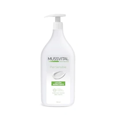 Imagen de Mussvital Dermactive, Loción Hidratante, Piel Sensible, 24 Horas, 750 ml