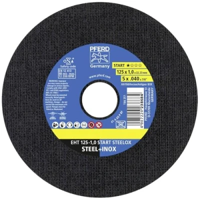 Imagen de Pferd Rüggeberg Disco de corte flexible para esmeril angular (acero inoxidable, 125 x 1 mm)