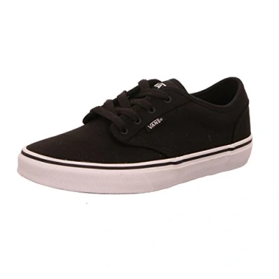 Imagen de Vans Atwood, Zapatillas, Unisex niños, (Canvas) Black/White, 32.5 EU