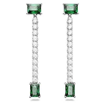 Imagen de Pendientes Swarovski Matrix 5665786 verdes mujer