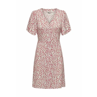 Imagen de ONLY Onlevida Short Dress Vestido informal, Mujer, Talla: XL, Cloud dancer