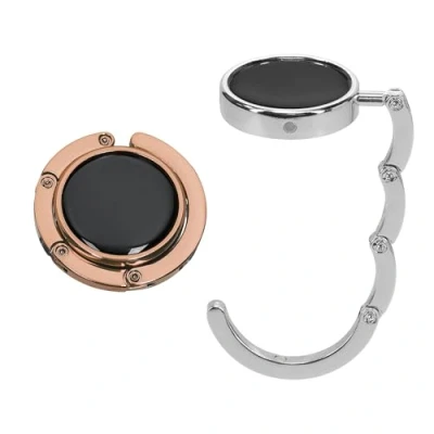 Imagen de kwmobile Ganchos de Bolso para Mesa 2X Colgador portátil con Gancho Abrigos Bolsos Paraguas MAX. 3 kg