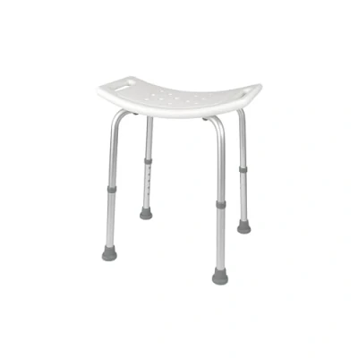 Imagen de Mobiclinic®, San Fermín, Silla de Ducha, Taburete baño, Marca española, Ortopédica, Aluminio, Altura Regulable, Respaldo, Reposabrazos, Conteras Antideslizantes, Ducha para Mayores