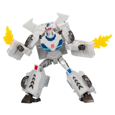 Imagen de Transformers EarthSpark Deluxe Class Prowl Figura de acción robot 5 pulgadas, se convierte en 12 pasos, juguetes interactivos para niños y niñas 6 años adelante