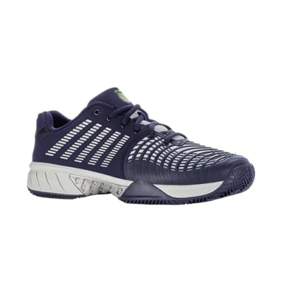 Imagen de K Swiss Performance Express Light 3 HB, Zapatos de Tenis Hombre, Peacoat/Gray Violet/Lime Green, 45 EU