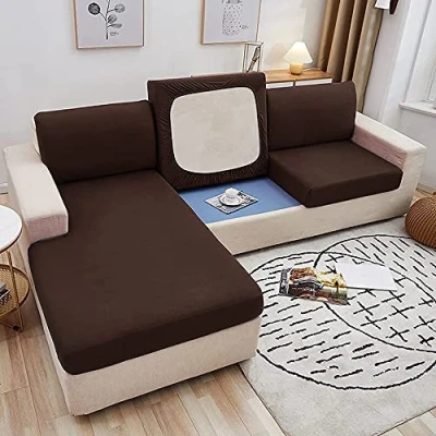 Imagen de CHNSHOME Fundas Asiento Sofa elasticas para cojin Separado Funda Cojines
