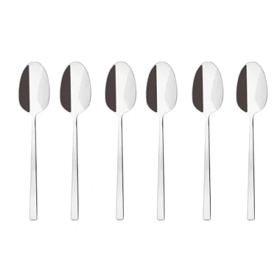 Imagen de Sambonet Coffee Spoons Rock Silver 6 Pieces