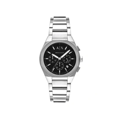 Imagen de Armani Exchange Reloj Analógico para Hombres de Cuarzo con Correa en Acero Inoxidable AX4186