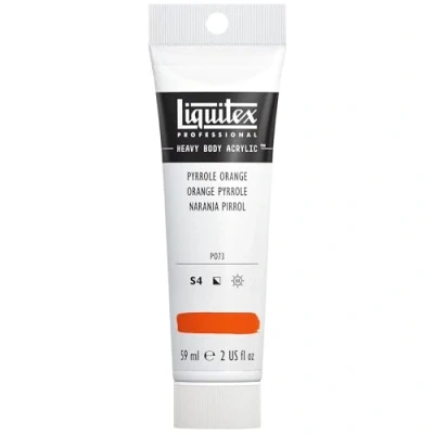 Imagen de Liquitex 1045323 heavy body colore acrilico professionale denso, ad alta viscosità, arancione (pyrrolorange), 59 ml