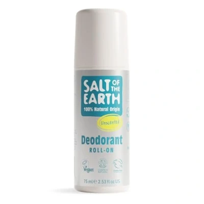 Imagen de Salt of the Earth Desodorante Natural 100% Roll On Sin Fragancia Hombre, Mujer y Niños de Protección Efectiva Vegano 75 ml