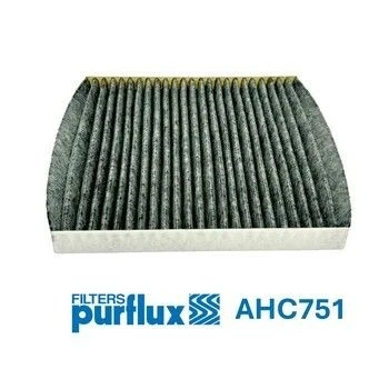 Imagen de PURFLUX AHC751 Filtro de habitáculo carbón activado 202mm 190mm 20mm DACIA: Spring EV