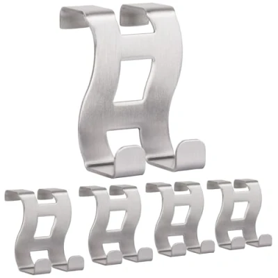 Imagen de RICOO Gancho para Puerta, MH001 5 de Acero Inoxidable Puertas Dormitorio y Baño, Juego 5, Diseño Moderno Estable, Dimensiones x 6 4,5 cm.