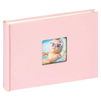 Imagen de walther design Fun FA 207 BR Álbum de fotos rosa 22 x 16 cm con cubierta recortada