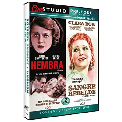 Imagen de Doble Sesión Pre Code: Hembra + Sangre Revelde V.O.S. ( Female Call Her Savage) [DVD]