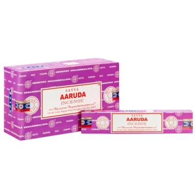 Imagen de Satya AARUDA 12uds X 15GR 180gr Incense Stick SHRINIVAS SUGANDHALAYA