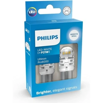 Imagen de Philips Ultinon Pro6000 LED foco de señalización para automóvil (P21W white), Versión anterior