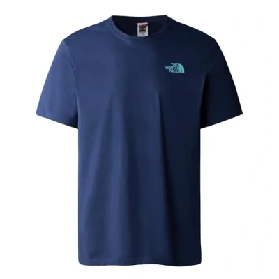 Imagen de THE NORTH FACE Redbox Celebration Camiseta, Summit Navy Reef Waters, XX Large para Hombre