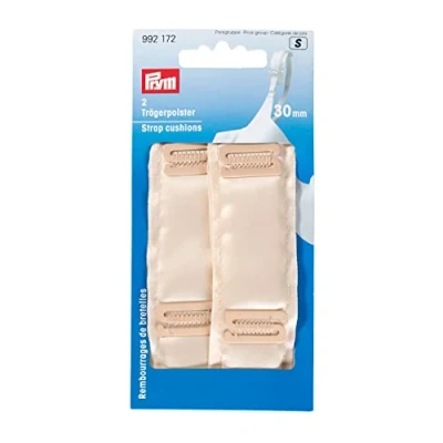 Imagen de Prym Strap Cushions, Cuero, Beige, 30 mm, Haut, 2 Stück