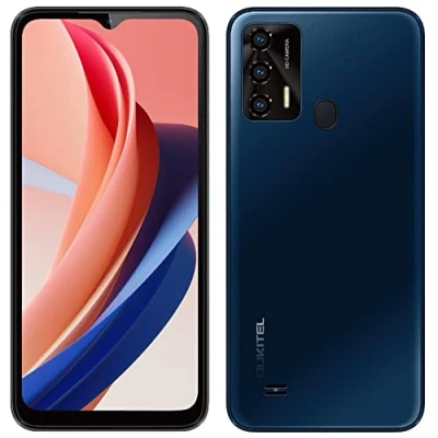 Imagen de OUKITEL 4G Teléfono Móvil Android 12 C31 Pro, 4GB+64GB, Dual SIM+SD (Ranura para 3 Tarjetas), Qcta Core Smartphone, Batería 5150mAh, 6.52&#039;&#039; HD+ Pantalla, Cámara 5MP+13MP, GPS Huellas Dactilares Azul