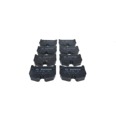 Imagen de BOSCH 0 986 494 364 Juego de pastillas freno Low Metallic con contacto avisador desgaste Chapa antichirridos, instrucciones montaje