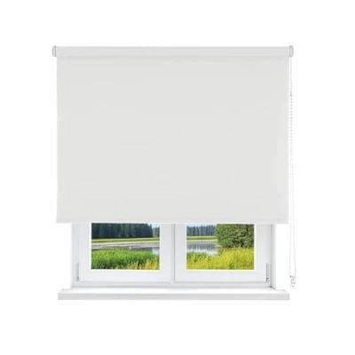 Imagen de VIEWTEX Estor Enrollable Opaco Térmico Easy Fix Blanco 55 X 190cm (Instalación sin taladrar) Bloquea la Entrada de luz Fabricado en España Garantia 5 años