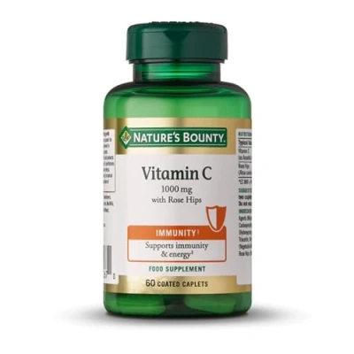 Imagen de Nature&#039;s Bounty Vitamina C Con Escaramujo Tabletas, One size, Vanilla, 60 Unidad