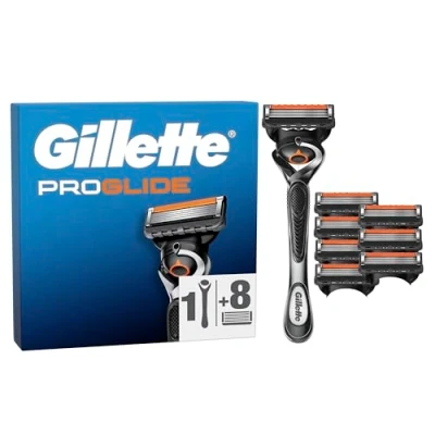 Imagen de Gillette Proglide Recambio Para Maquinilla De Afeitar Hombre, 1 Gillette, 8 Recambios