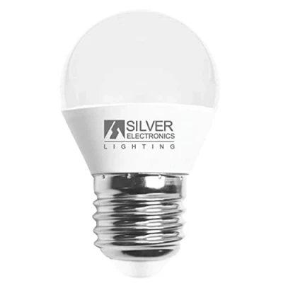 Imagen de Silver Electronics Bombilla LED Esférica 6W E27 5.000K 560 lúmenes
