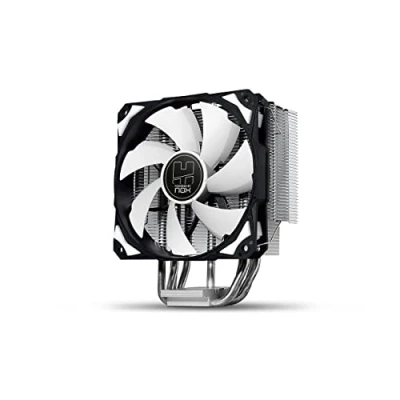 Imagen de Nox Hummer H 312 NXHUMMERH312 Ventilador CPU 120 mm PMW, compatible Intel&amp;AMD, 4 heatpipes dobles de cobre, esquinas con soporte goma anti vibraciones, color negro