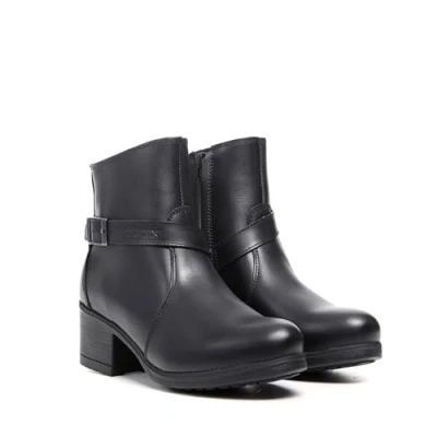Imagen de TCX X Boulevard Waterproof, Botas de Moto para Mujer, Impermeables con Membrana T Dry, Parte Superior Piel, Cierre Cremallera Lateral y Hebilla Ajustable, Negro
