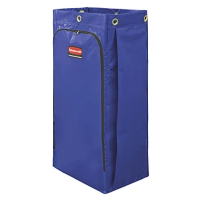 Imagen de Rubbermaid Commercial 1966882 Bolsa para carrito de limpieza (34 galones), color rojo