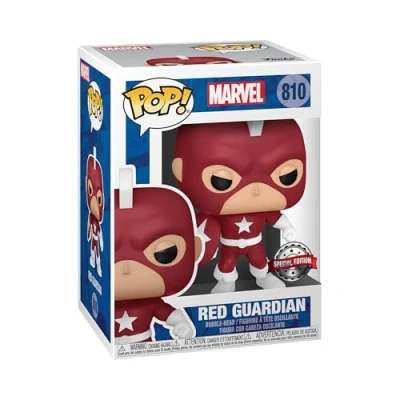 Imagen de Funko Pop! Marvel: Year of The Shield Red Guardian Marvel Comics Cómics Exclusiva Amazon Figura de Vinilo Coleccionable Idea Regalo Mercancia Oficial Comic Books Fans