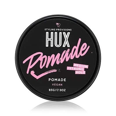 Imagen de Gomina HUX, un producto de peinado con base agua, fijación media a fuerte y que está diseñado para mantener el pelo en su sitio todo día, 85 g
