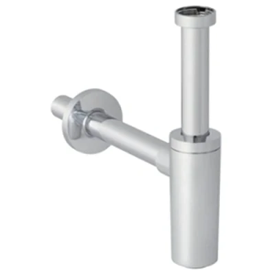 Imagen de Geberit Sifón Botella Para Lavabos, Salida Horizontal: D40Mm G1 1/4&quot; Cromado Brillante (151.035.21.1)