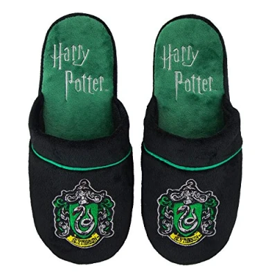 Imagen de Cinereplicas Harry Potter Slippers Unisex Pillow Walk Non slip sole Maison Serpentard Licensed Products Warner Bros Size M/L (Adult 41/45) Designed in France