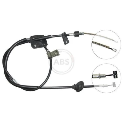 Imagen de A.B.S. K12638 Cable de Freno Mano 1686 Tambor para dirección izquierda/derecha SUZUKI: Vitara I SUV, SUV Cabrio