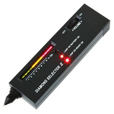 Imagen de Diamond Selector II Comprobador de diamante portátil precisión para diamante, LED electrónico, diamantes, zafiro, rubí, cristal, ágata, jade, piedras preciosas