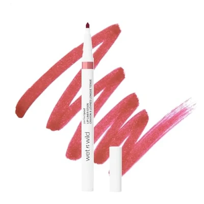 Imagen de Wet n Wild Perfect Pout Lip Liner Stain, Perfilador de Labios a Prueba Transferencia, Punta Afilada para una Alta Precisión y Lado Plano Rellenar Fácilmente, Larga Duración, I&#039;m Blushing