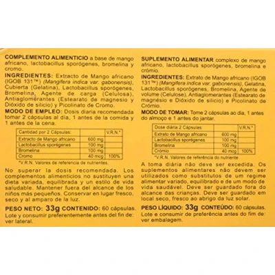 Imagen de INTEGRALIA MANGO AFRICANO PLUS 60cap