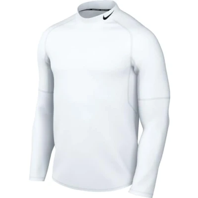 Imagen de Nike Performance Tight MOCK Camiseta de manga larga, Hombre, Talla: Medium, White/black