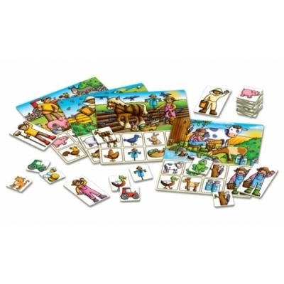 Imagen de Orchard Toys Old Macdonald Lotto, A Farm Themed Memory Game, For Children Age 2 6, First Party Gift, Educational Toy