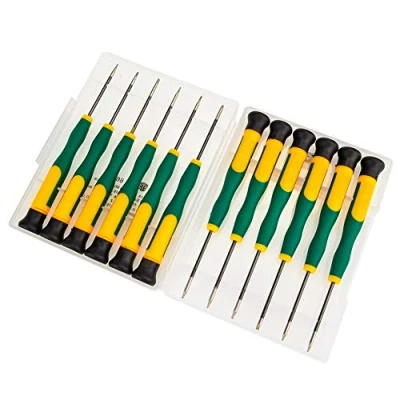 Imagen de MMOBIEL Set de 12 Destornilladores electrónicos con Magneto compatible iPhone/iPad/MacBook Pro &amp; Air Laptop Tablet y Todos los teléfonos Inteligentes
